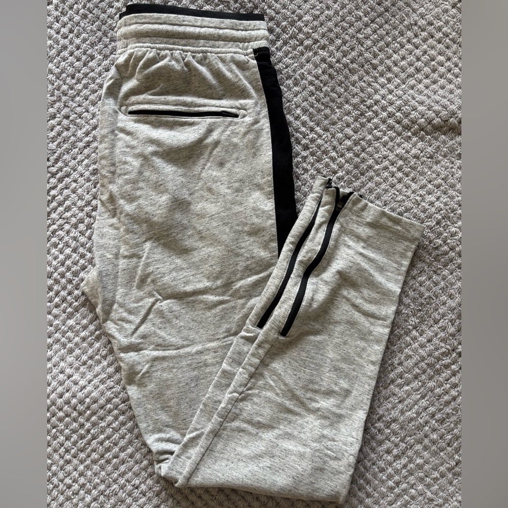 Zanerobe Black and Gray Joggers